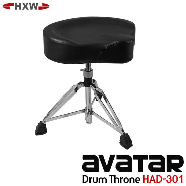 HXW AVATAR 드럼의자 HAD-301 (오토바이형/스크류방식)뮤직메카