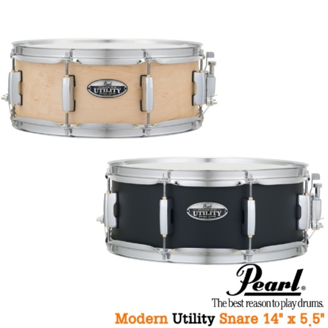 Pearl Modern Utility Snare 14x5.5&quot; (메이플/보급형) MUS1455M뮤직메카