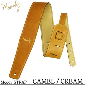 Moody 무디 스트랩 Leather /suede - 2.5&quot; -  (Camel / Cream)뮤직메카