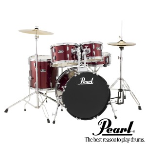 Pearl Roadshow Series 5기통 퓨전사이즈, 20 베이스연습용 심벌 포함 제대로만든 보급형 드럼 RS505C뮤직메카