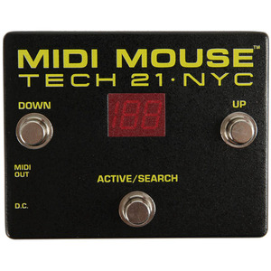 Tech21 테크이십일 MIDI Mouse Footcontroller 미디 프로그램 체인지 페달뮤직메카